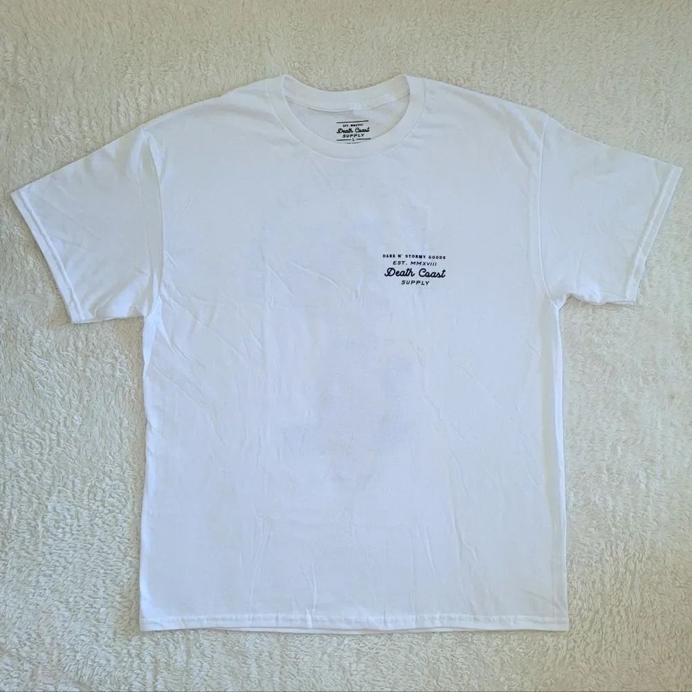 Death☠️ Coast Supply "Down⬇️ With This Ship🚢" Graphic Tee👕 - NWOT - Picture 2 of 12